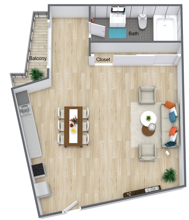 Floorplan - The Fairway Apartments