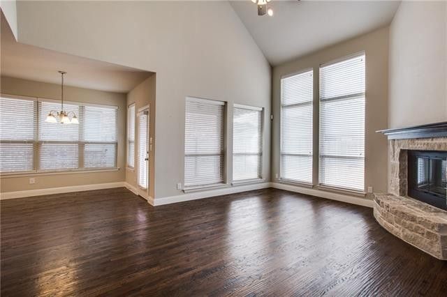 Living Room with wood burning fireplace - 1209 4th St