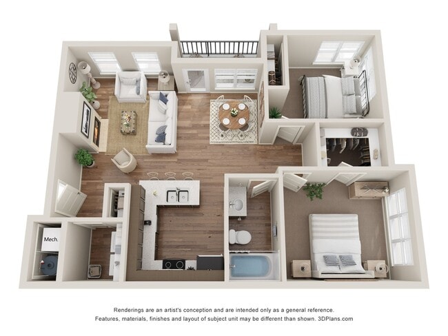Floorplan - Latitude 40 Apartments