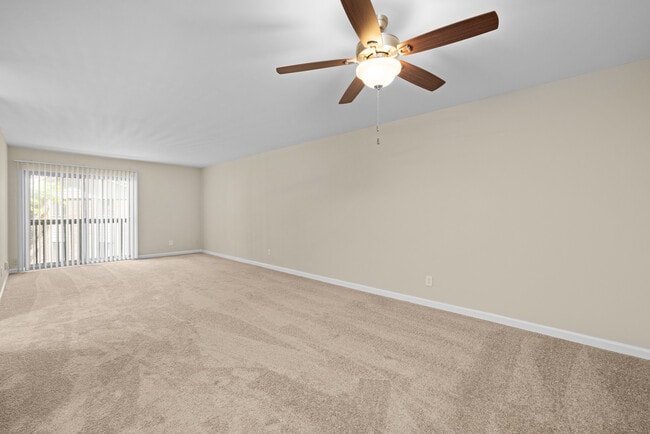 Deerfield Apartments | One Bedroom Remodel |Living Space - Deerfield Apartments