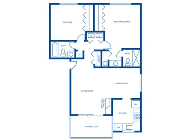 Floorplan - Harpers Point Apartments*