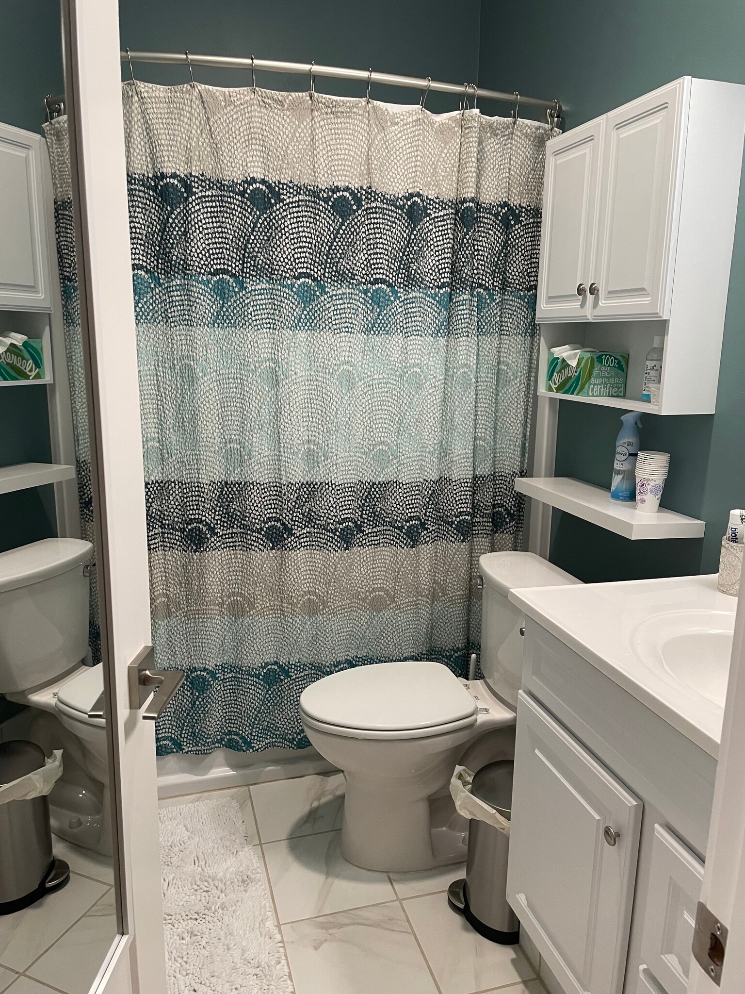 Bath and shower - lower level - 320 N Bozeman Ave