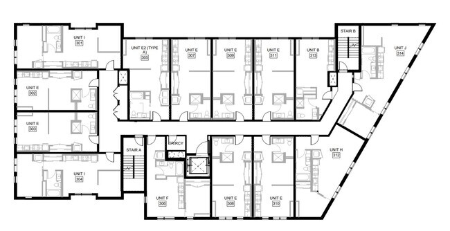 3rd & 4th Floor layout - PERIS Hill