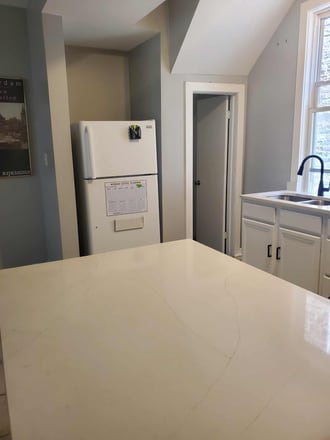 kitchen counter and refrigerator including - 1131 W 17th St