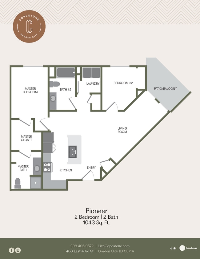 Floorplan - Copestone Apartments