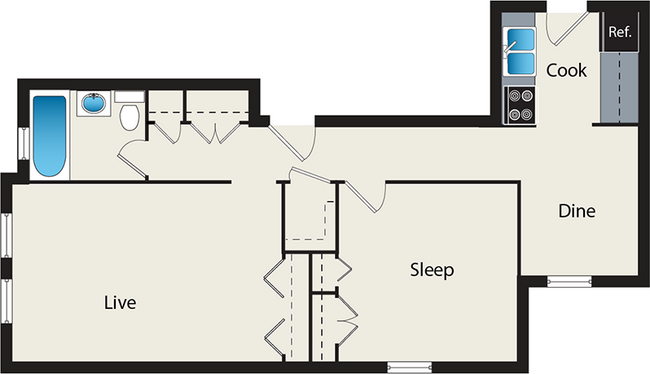 Floorplan - Reside at 849