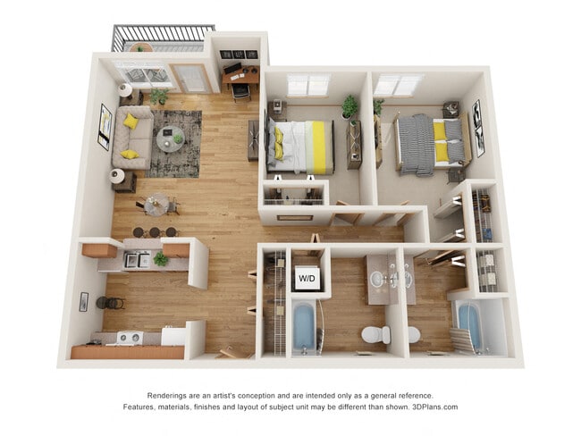 Floorplan - Fairview Village Apartments