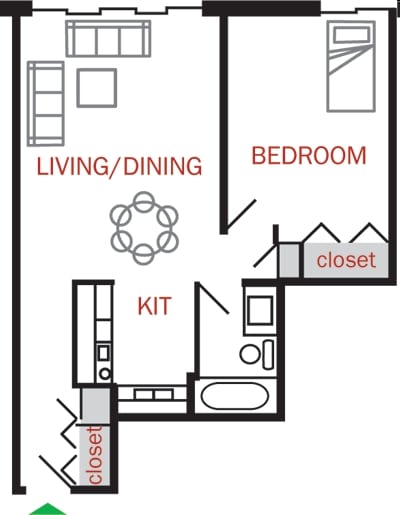 1BR/1BA - Lakeland