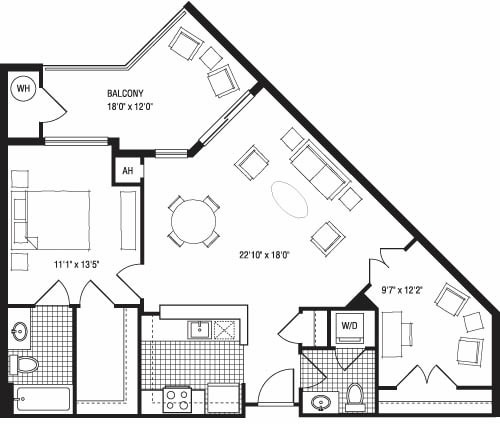 Floorplan - The Clarendon