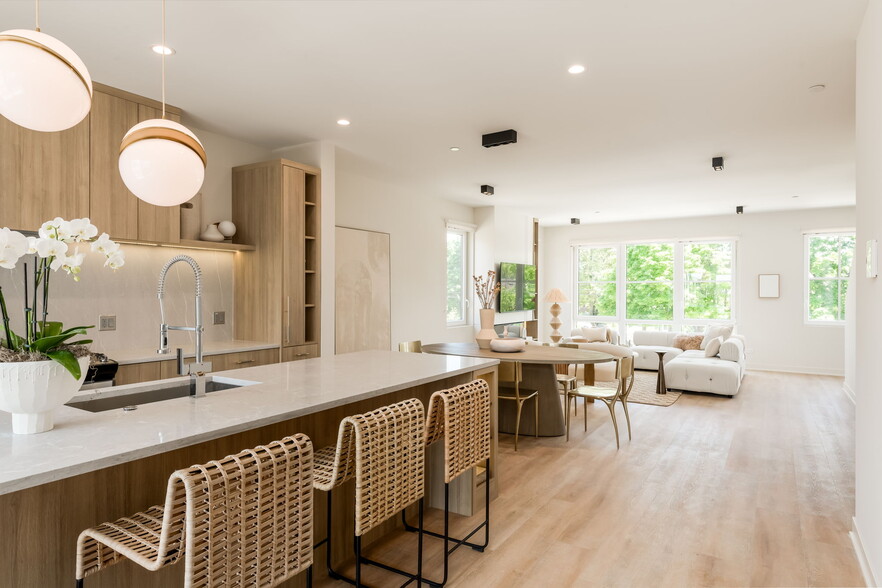 The Grove Open Concept Living - The Grove Luxury Townhomes