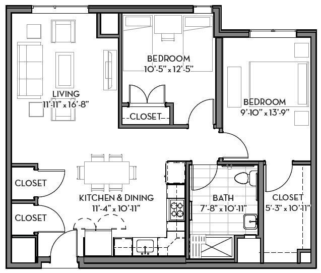 Floorplan - Finch Cambridge