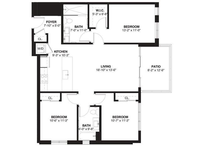 Floorplan - 1620 Central