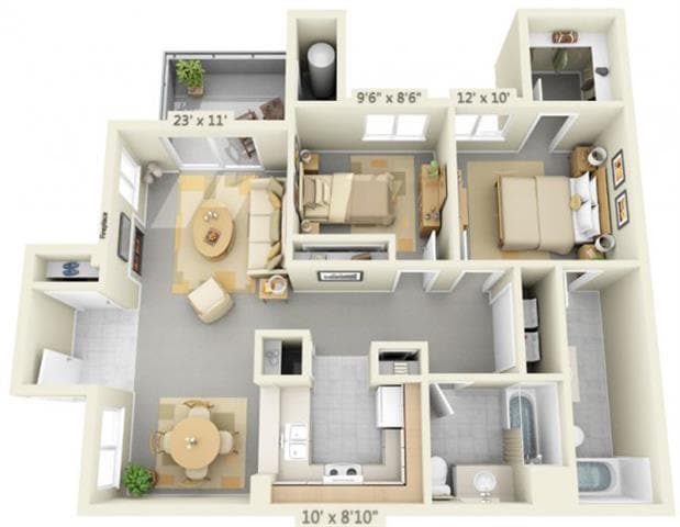 Floorplan - Autumn Oaks Apartments