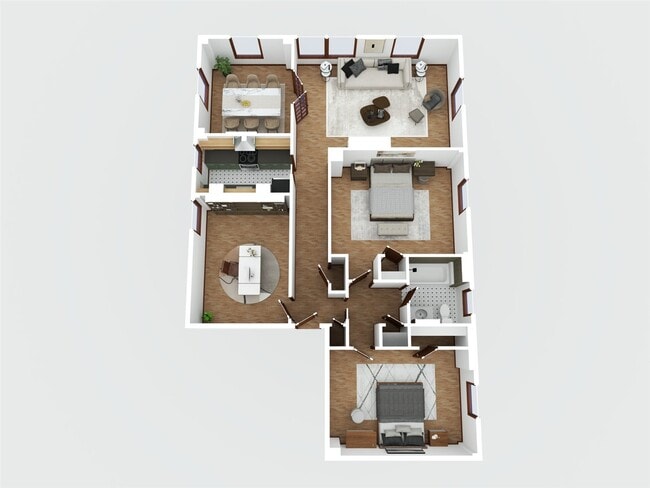 Floorplan - The Roosevelt Apartments