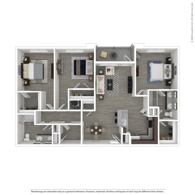 Floorplan - Canyon Springs Apartments