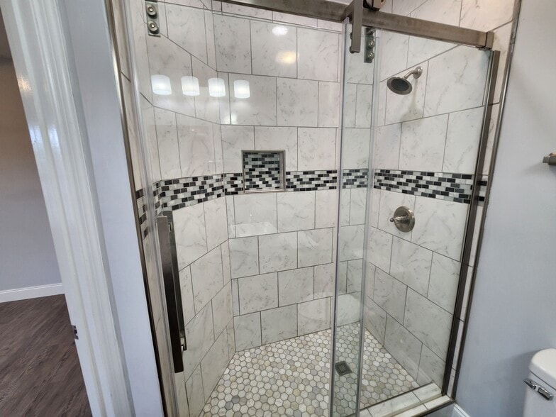 Master shower - 629 Central Ave