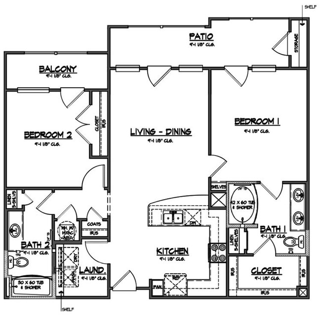 Floorplan - Independence Heights Apartments