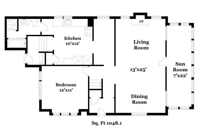 Floorplan - 1301 Washtenaw Ave