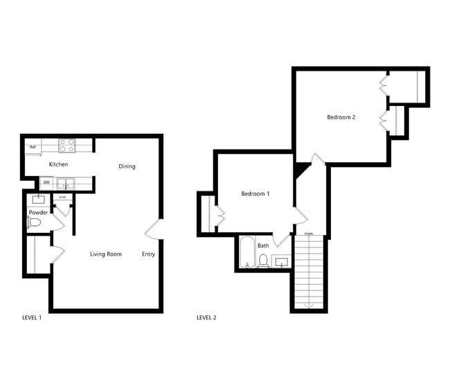 Pecan Grove 2x1.5 Floorplan - Pecan Grove