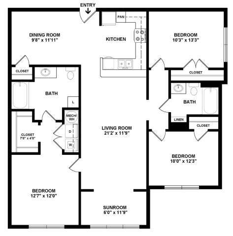 Floorplan - Thornberry Park