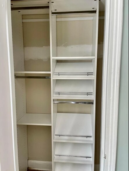 Walk-in closet with custom shelving - 2339 40th Pl NW