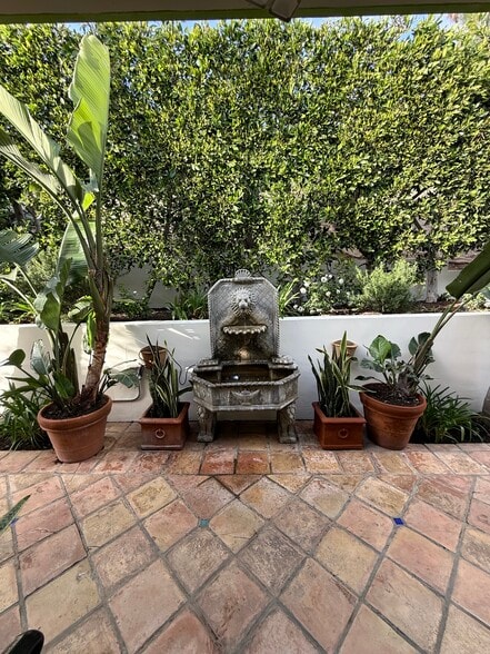 Patio Fountain - 18139 Coastline Dr