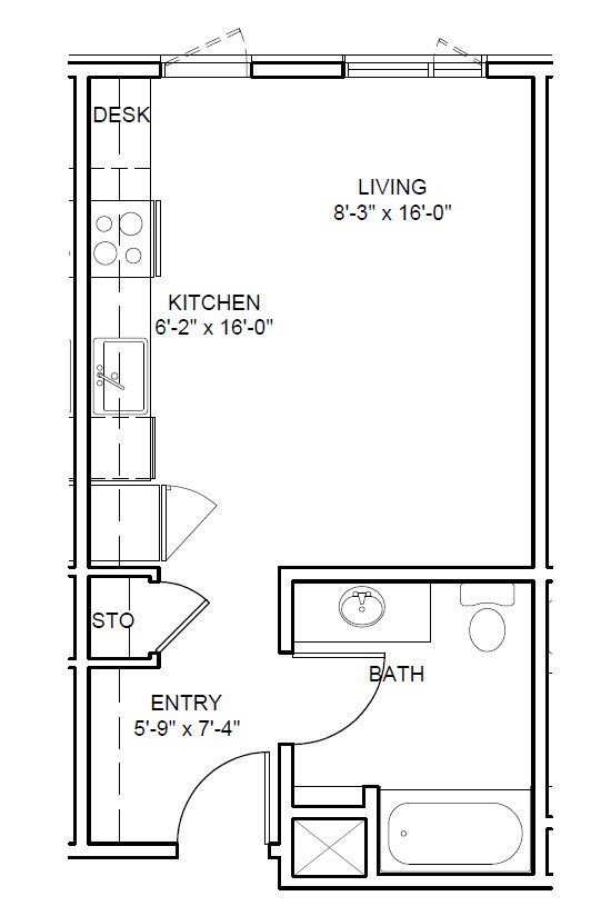 Floorplan - Miracles Central Apartments