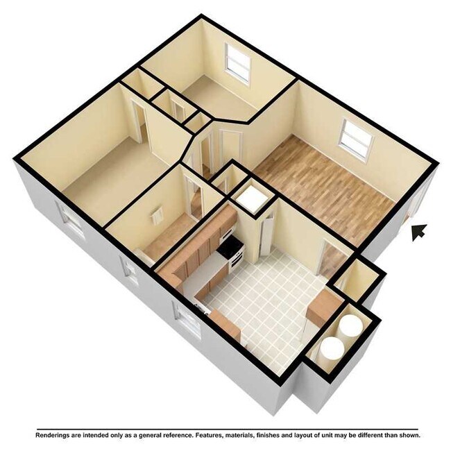 Floorplan - Colonial Square Apartments