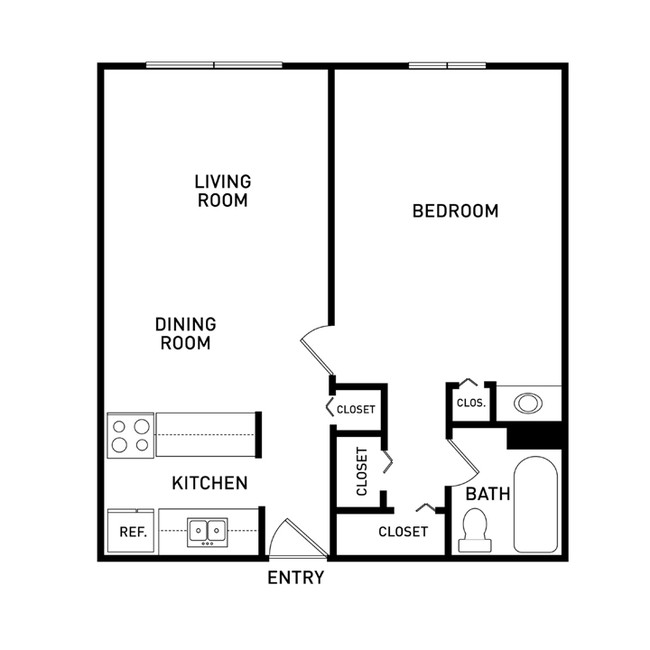 Floorplan - The Oaks Apartments