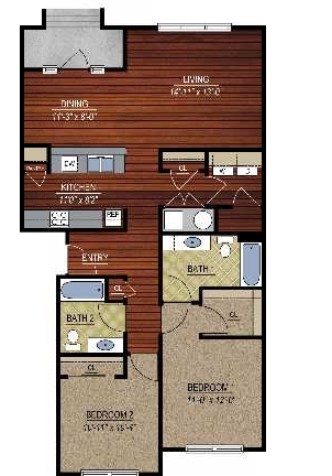 B2 - East Village at Avondale Meadows Apartments