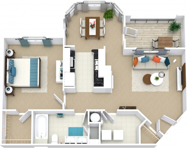 Floorplan - The Fairways at Birkdale Apartment Homes