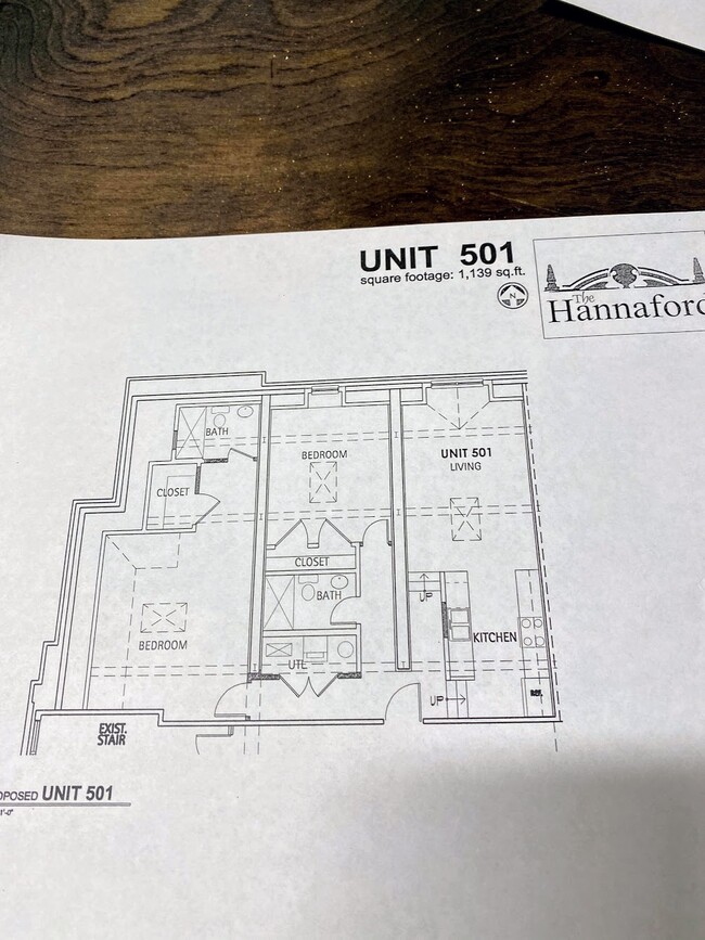 floor plan 501 - The Hannaford - 5 Minutes to Downtown Cincy