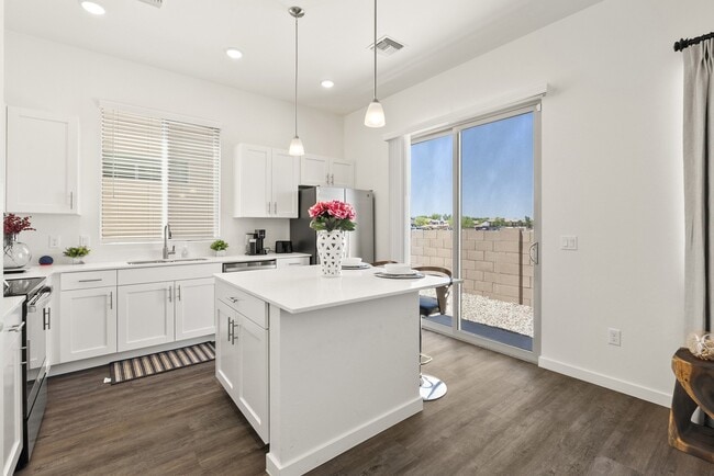 Two Bedroom Tortolita Floorplan Kitchen - Casitas on Catalina