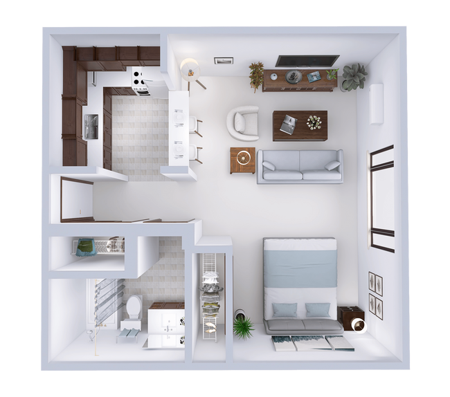 Floorplan - The Grant Apartments