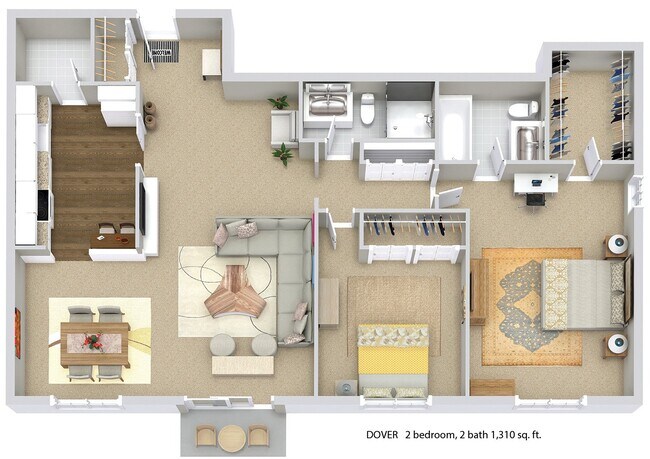 Floorplan - Colony Park Apartments
