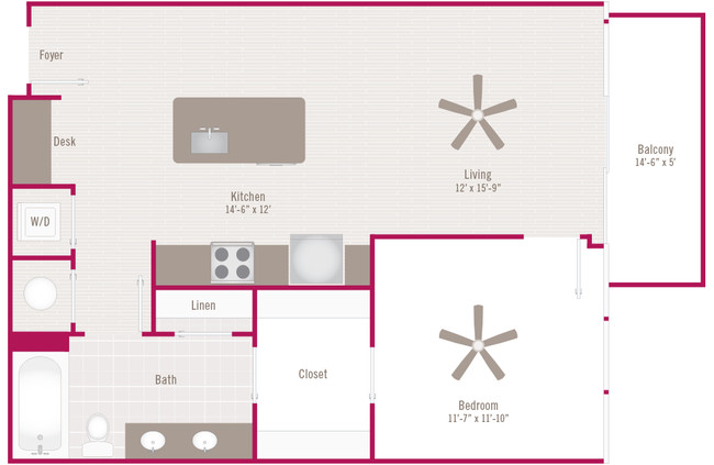 Floorplan - Sixty 11th