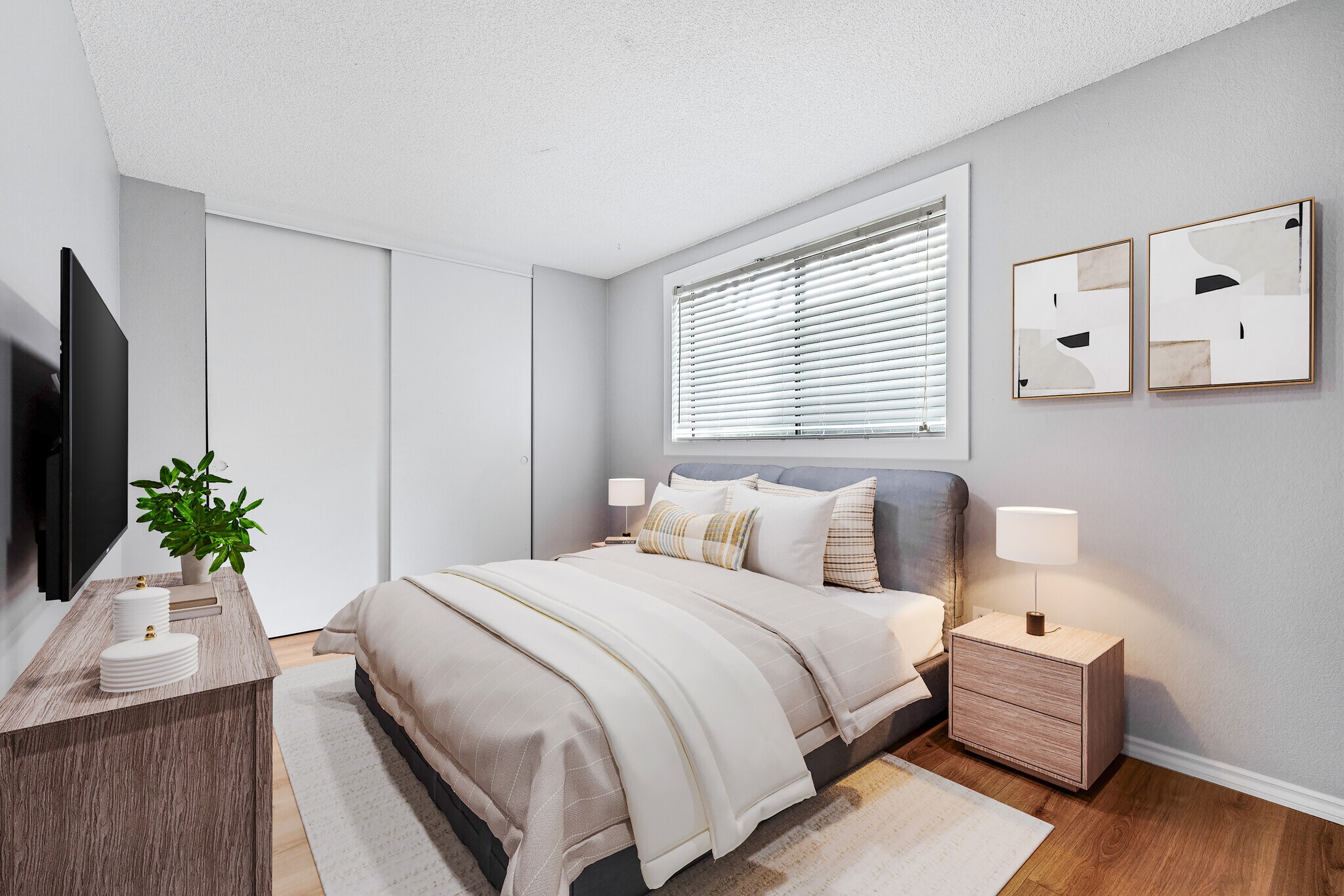 2nd bedroom staged - 130 SW 116th St