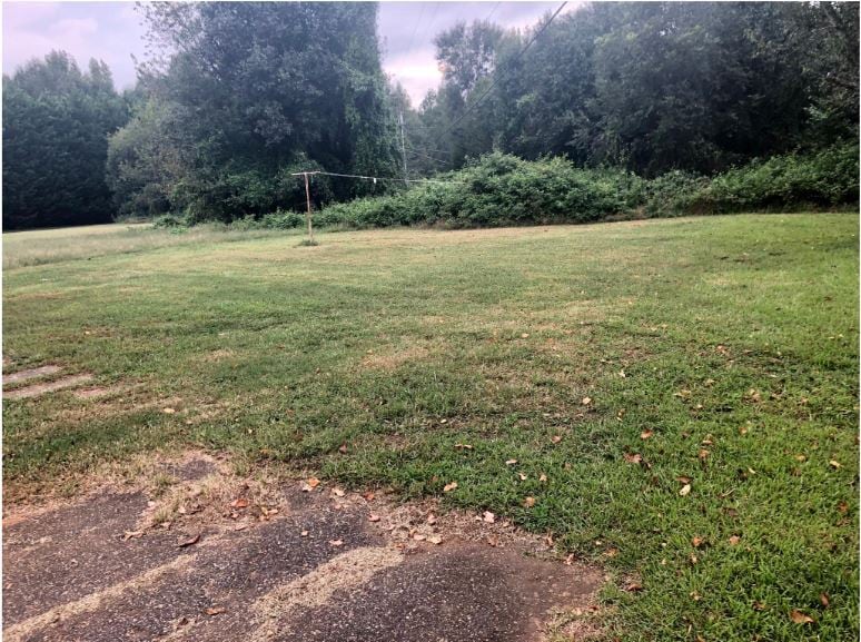 Back yard with storage - 108 Hunter Dr