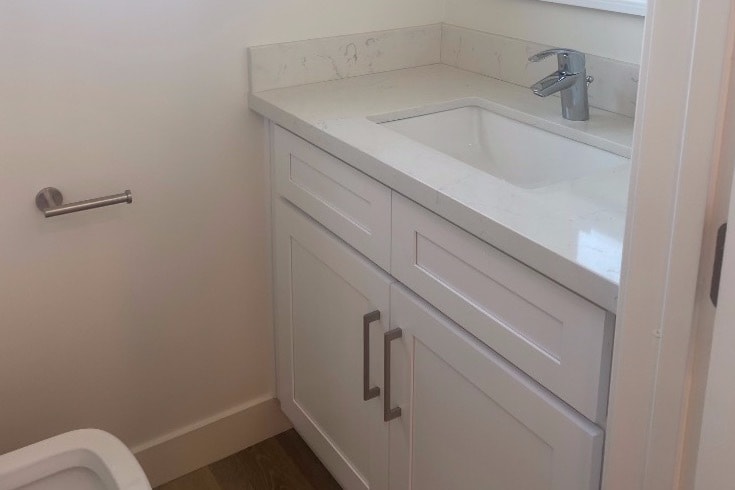 Powder bathroom - 2826 S Norton Ave