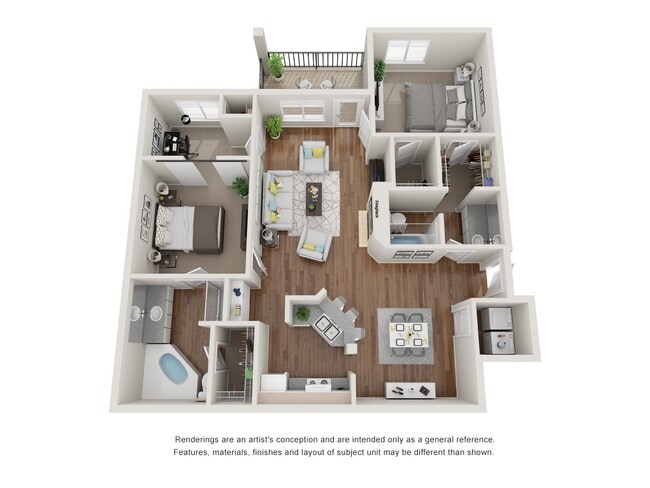 Floorplan - Kings Pointe Apartments