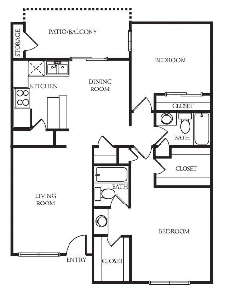 2BR/2BA - Belara