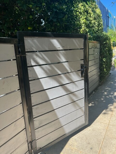 front gate - 229 Columbia Pl