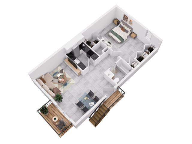 Floorplan - The Lakeside at 2315