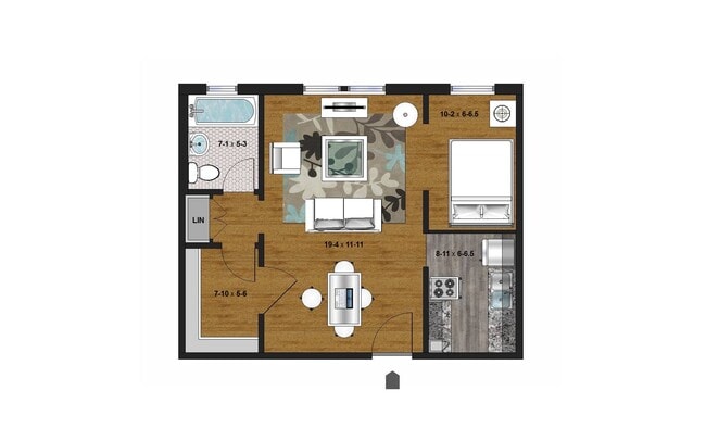 Floorplan - James Apartments | 2886