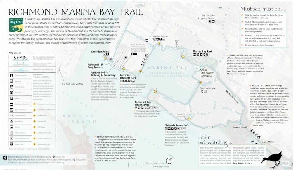 Richmond Marina Bay Trail - 119 Commodore Dr