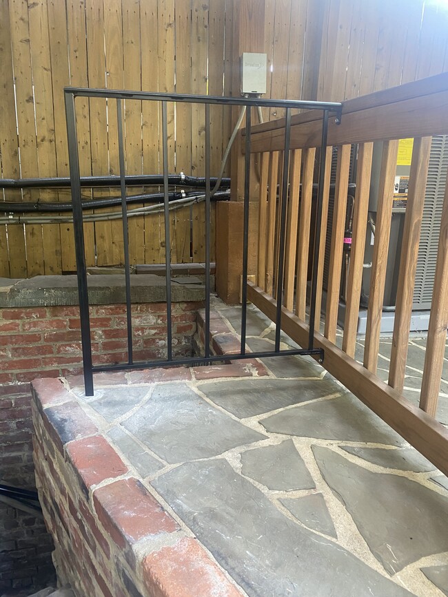 Rear stairs to storage cellar - 39 New York Ave NW