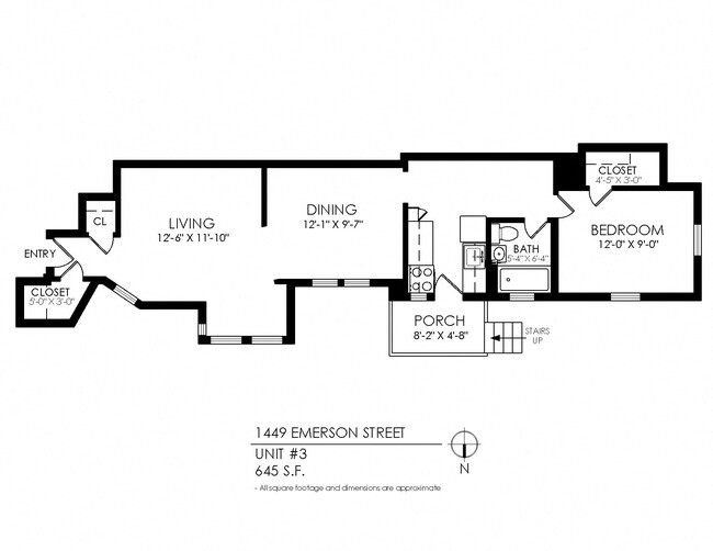 Floorplan - 1449 Emerson