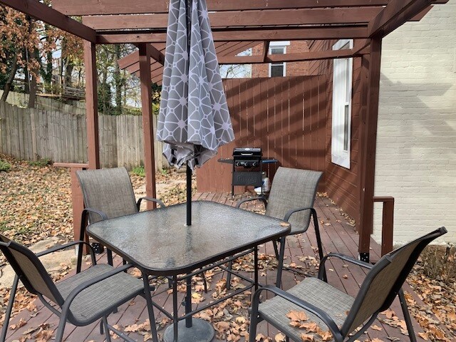 Rear Deck Patio - 1031 Purcell Ave