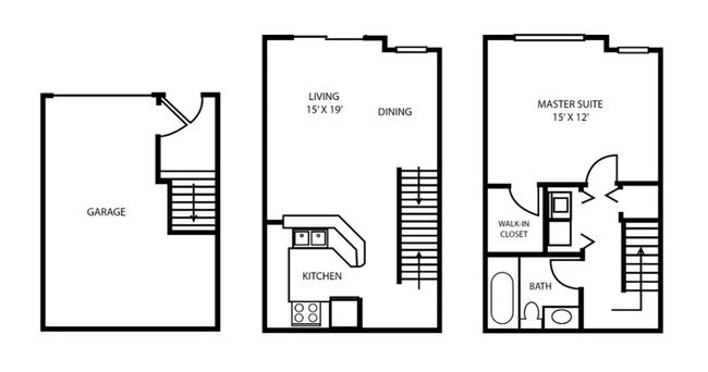 Floorplan - Pallas Townhomes and Apartments