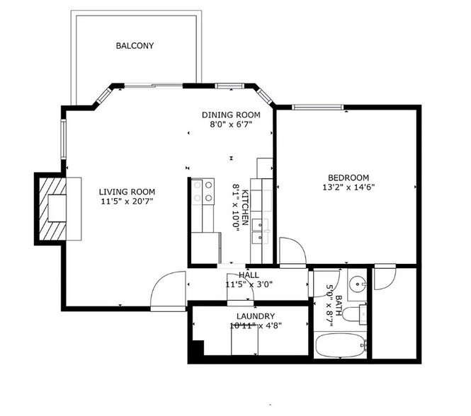Floor Plan for 2031-L - 17652 E Loyola Dr